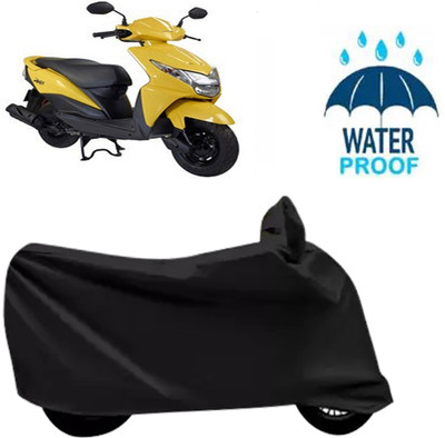 Autoinnovation Waterproof Two Wheeler Cover for Honda(Dio, Black)