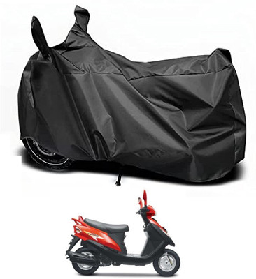 Auto Hub Waterproof Two Wheeler Cover for Mahindra(Flyte, Black)