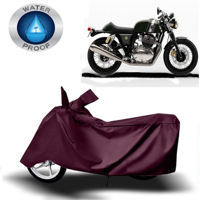 ROYAL AUTO MART Two Wheeler Cover for Royal Enfield(Continental GT 650, Maroon)