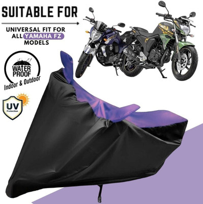 MADAFIYA Waterproof Two Wheeler Cover for Yamaha(FZ S FI (V 2.0) BS6, Purple)