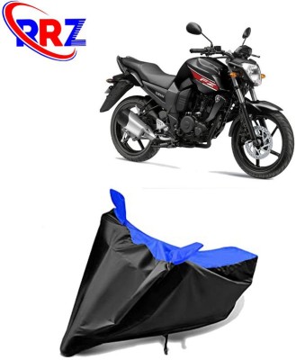 RRZ Waterproof Two Wheeler Cover for Yamaha(FZ16, Black, Blue)