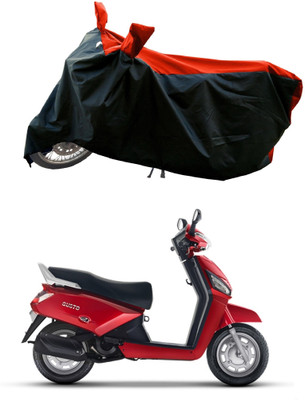DeepShakshi AUTOMOTIVE Waterproof Two Wheeler Cover for Mahindra(Gusto Electric, Red)