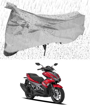 Furious3D Two Wheeler Cover for Yamaha(Aerox 155 Maxi, Silver)