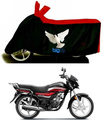 BigFly Waterproof Two Wheeler Cover for Honda(CD 110 Dream, Red)