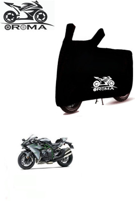 DeepShakshi AUTOMOTIVE Waterproof Two Wheeler Cover for Kawasaki(Ninja H2, Black)