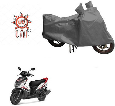 DeepShakshi AUTOMOTIVE Waterproof Two Wheeler Cover for Yamaha(Ray Z, Grey)