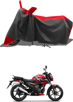 smwzxyu Two Wheeler Cover for TVS(Black, Red)