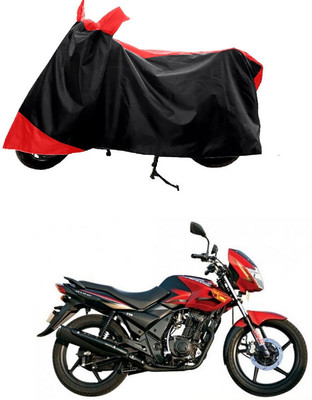GROFATIK Two Wheeler Cover for TVS(Flame DS 125, Red)
