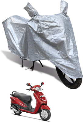 Euro Care Waterproof Two Wheeler Cover for Hero(Duet, Silver)