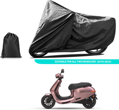 PAGORA Two Wheeler Cover for Ola(Black)
