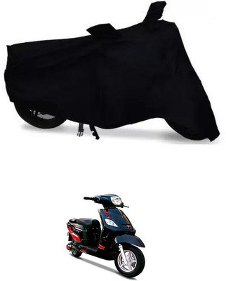 THE REAL ARV Waterproof Two Wheeler Cover for Hero(Electric NYX HS500 ER BS6, Black)