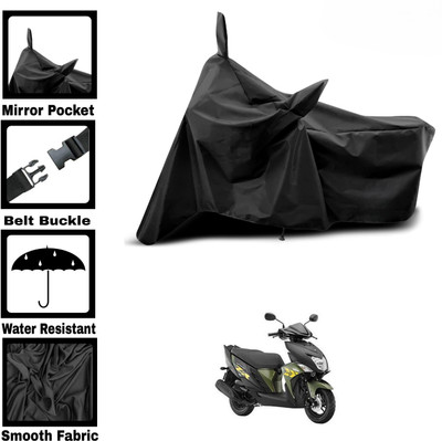 DeepShakshi AUTOMOTIVE Two Wheeler Cover for Yamaha(Ray-ZR 125FI, Black)