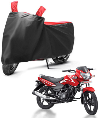 sowelar Waterproof Two Wheeler Cover for TVS(Sport BS6, Black, Red)