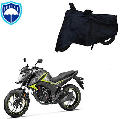 Mdstar Waterproof Two Wheeler Cover for Honda(CB Hornet 160, Black)