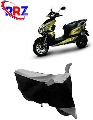 RRZ Waterproof Two Wheeler Cover for Okinawa(i-Praise, Black, Grey)