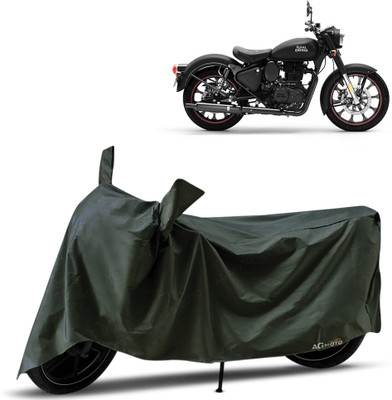 AG MOTO Two Wheeler Cover for TVS(Classic 350, Green)