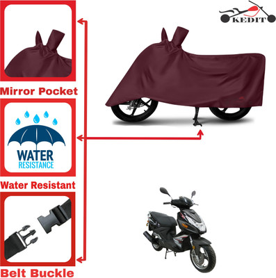 AASHTIK MART Two Wheeler Cover for Ampere(V 48, Maroon)