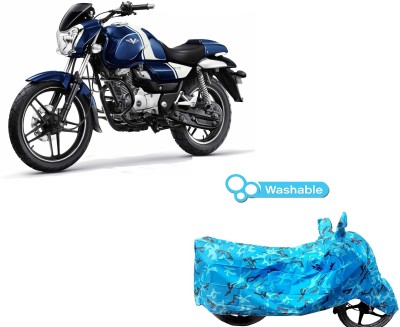 DeepShakshi AUTOMOTIVE Waterproof Two Wheeler Cover for Bajaj(V 150, Blue)