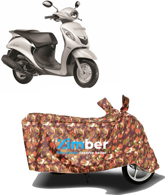 AutoRash Two Wheeler Cover for Yamaha(Fascino, Blue)
