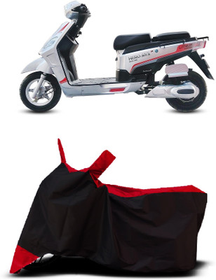 VESMEI Two Wheeler Cover for Hero(Electric NYX HS500 ER, Red)