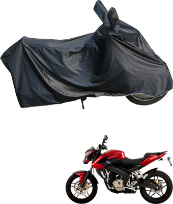 Motodreka Waterproof Two Wheeler Cover for Bajaj(Pulsar 200 NS DTS-i, Black)