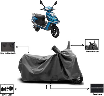 Amexride Two Wheeler Cover for Tunwal(Sport 63 48V, Grey)