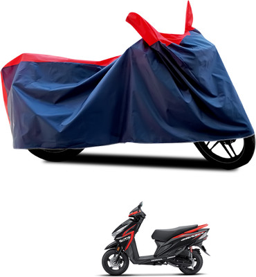PAGORA Waterproof Two Wheeler Cover for Honda(Grazia, Black, Red)
