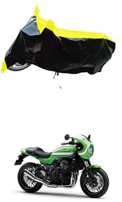 VESMEI Two Wheeler Cover for Kawasaki(Z900 RS Cafe Racer BS6, Yellow)