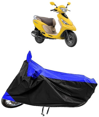 MMSSTAR Waterproof Two Wheeler Cover for TVS(Zest, Blue)