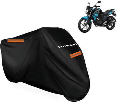 Horseyaart Waterproof Two Wheeler Cover for Yamaha(FZ S FI New, Black)