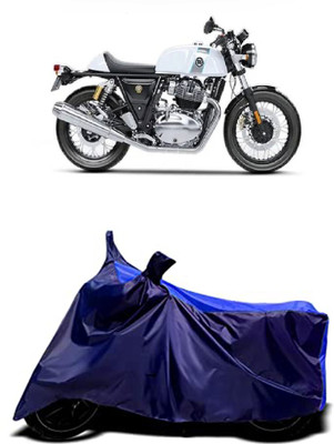 VESMEI Two Wheeler Cover for Royal Enfield(650GT, Blue)