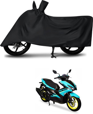 DeepShakshi AUTOMOTIVE Waterproof Two Wheeler Cover for Yamaha(Aerox 155 Maxi, Black)