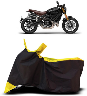 VESMEI Two Wheeler Cover for Ducati(Scrambler 1200 BS6, Yellow)