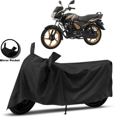 WMIZEXA Waterproof Two Wheeler Cover for TVS(Star City, Black)