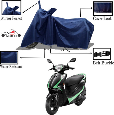 KEDIT Waterproof Two Wheeler Cover for Hero(Electric Optima, Blue)