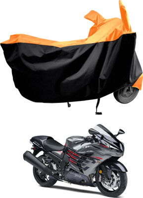 Amexride Two Wheeler Cover for Kawasaki(Ninja ZX-14R, Multicolor)