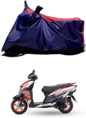 Mdstar Waterproof Two Wheeler Cover for Honda(Scooty, Red, Blue)