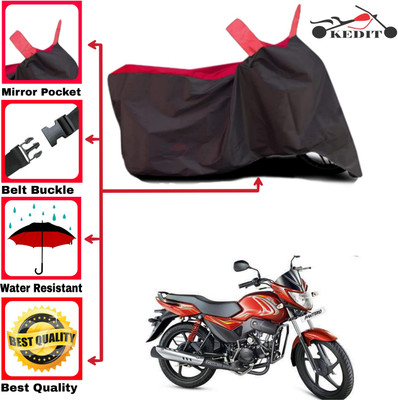 KEDIT Two Wheeler Cover for Mahindra(Pantero, Red, Black)