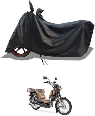 AASHTIK MART Two Wheeler Cover for TVS(Heavy Duty Super XL, Black)