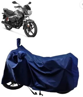 Tritika Waterproof Two Wheeler Cover for Hero(Pleasure Plus, Blue)