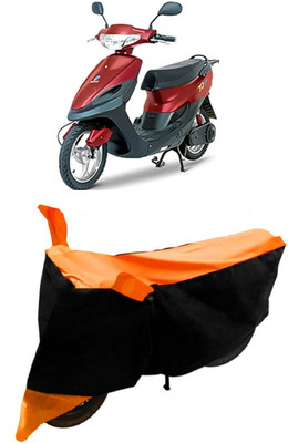 NEXTON Waterproof Two Wheeler Cover for Avon(E Scoot, Orange, Black)