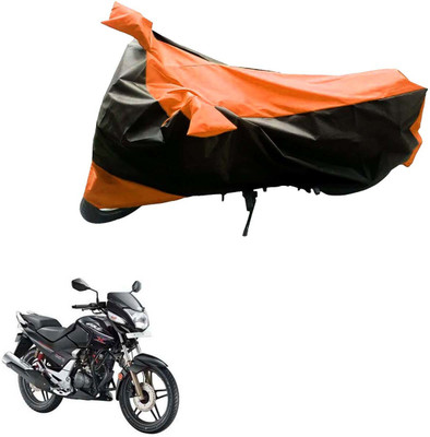 MWBB Waterproof Two Wheeler Cover for Hero(CBZ, Black, Blue)