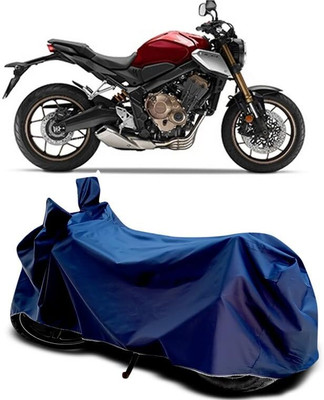 AASHTIK MART Two Wheeler Cover for Honda(CBR 600 RR, Blue)