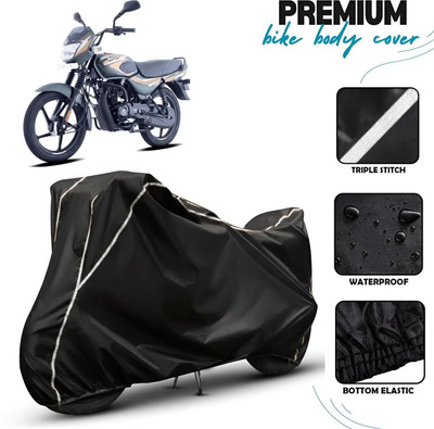 OliverX Waterproof Two Wheeler Cover for Bajaj(CT 100, Black)