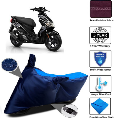 MISSION COLLECTION Waterproof Two Wheeler Cover for Yamaha(Jog R, Blue)