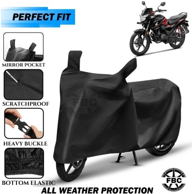 AUTOCAD Waterproof Two Wheeler Cover for Honda(SP125, Black)