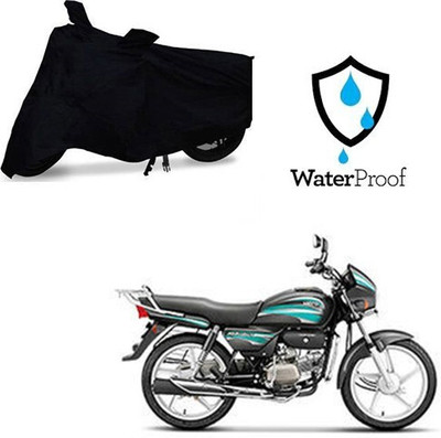 MMSSTAR Waterproof Two Wheeler Cover for Hero(Splendor, Black)