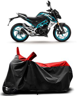 Fastak Two Wheeler Cover for CFMoto(150NK BS6, Red)