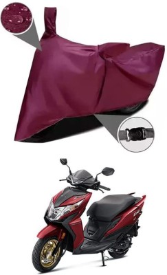 AASHTIK MART Two Wheeler Cover for Honda(Dio, Maroon)