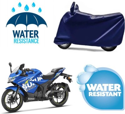 Mdstar Waterproof Two Wheeler Cover for Suzuki(Gixxer SF 250, Blue)